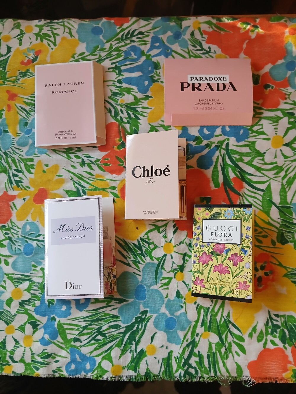 Designer Perfume Sample Bundle Floral Spring Summer Girly Wedding Date